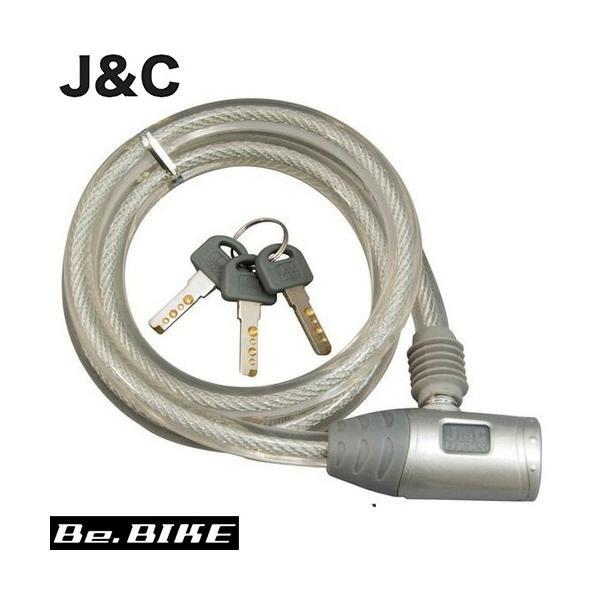 J&amp;C JC-020W DX-900コンパクトディンプルロック (ワイヤー錠) シルバー 自転車 鍵 ワイヤーロックコンパクトディンブルワイヤー錠。【仕様】サイズ：10×900mm付属品：ディンブルキー3本備考：カギキャップ付