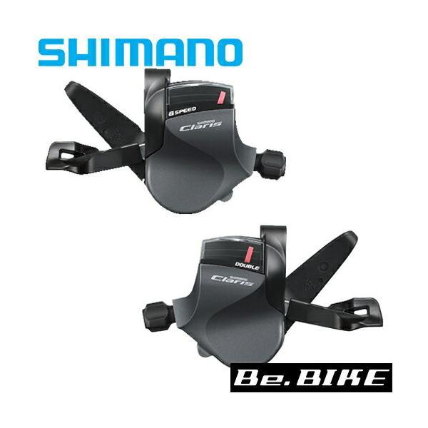 シマノ SL-R2000 左右レバーセット 　/ブラックシフトケーブル ESLR2000DPA（中古品） シマノ（SHIMANO） クラリス SL-R2000 左右レバーセット 2X8S付属