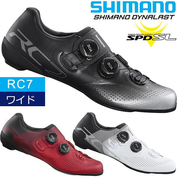 シマノ RC7 SH-RC702 SPD-SL ワイトサイズ シューズ ビンディング