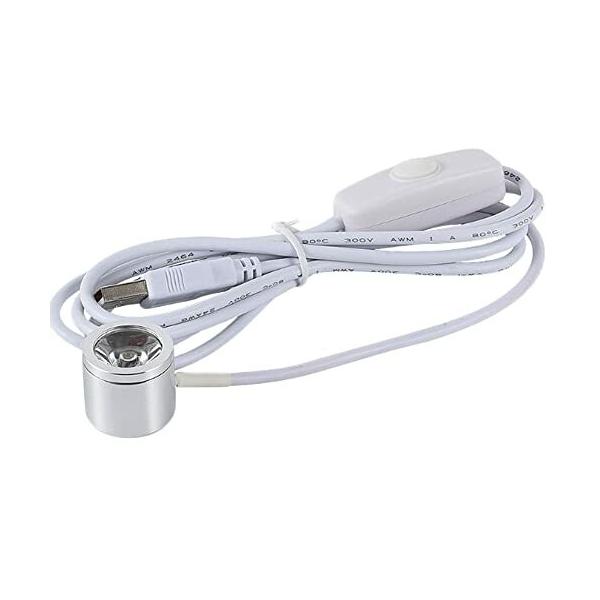 送料無料　TOMOS ピタスポ 小型 LED ダウンライト スポットライト　USB式 後付け簡単 磁石　マグネット 昼白色/電球色