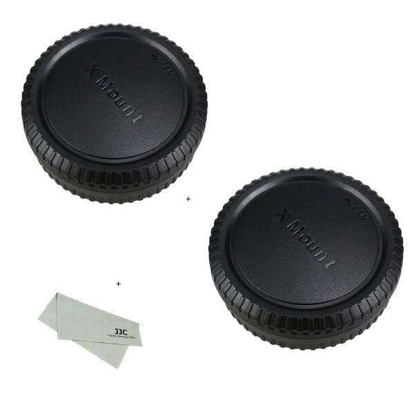 JJC 2組入 Fujifilm X マウント リアレンズカバー + ボディカバー X-M5 