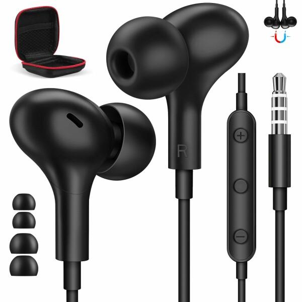 ASKUBSKU イヤホン 有線 マイク付き 3.5mmジャック対応iphone 6s plus