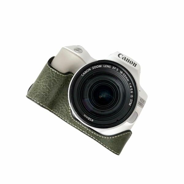Koowl 対応 Canon キヤノン EOS 200D II/200D カメラ バッグ カメラ ケース 、Koowl手作りトップクラスのPU