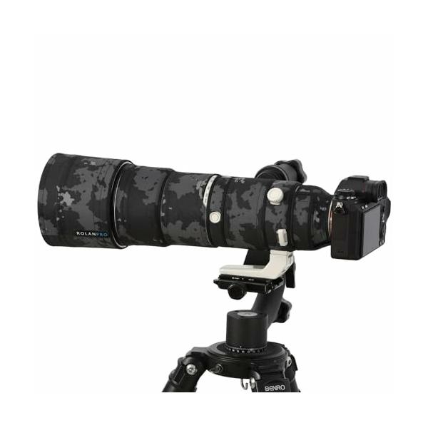 ROLANPRO レンズカバー | Sony FE 200-600mm F5.6-6.3 G OSS 対応 | 望遠レンズ用カモフラージュカバー | 3層構