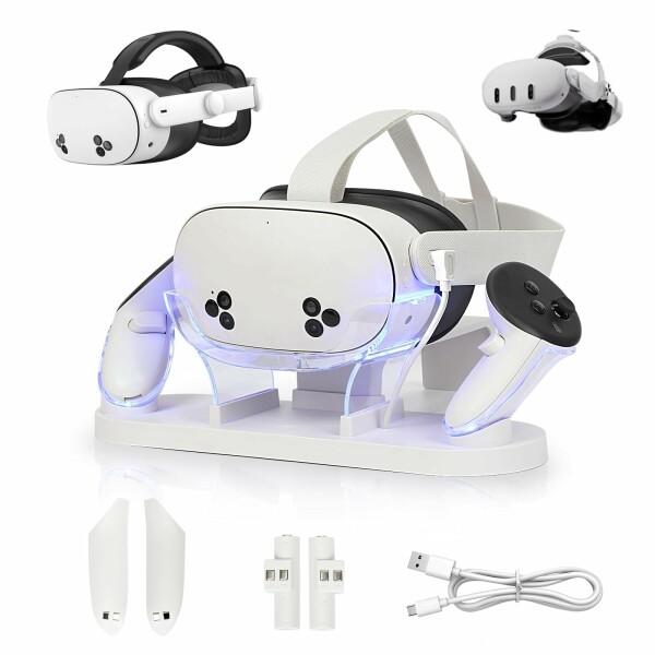 YipuVR Meta Quest 3/3S用充電ドック、Quest 3/3S用LEDインジケーター 