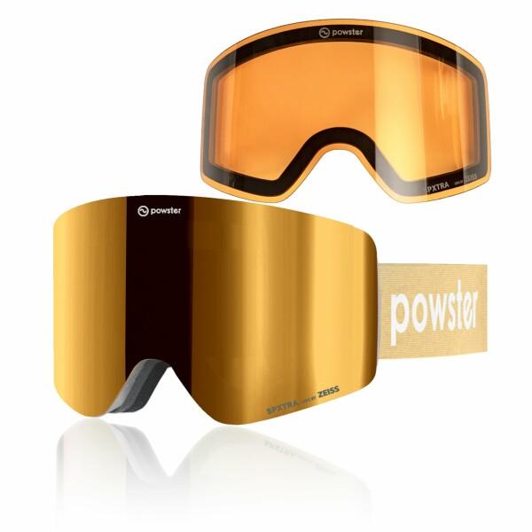 [Powster] スキーゴーグル Powster) スキー スノーボード スケート ゴーグルSPXTRA技術を