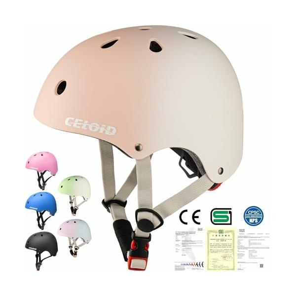 CELOID 子供用自転車ヘルメット 幼児用スケートボードヘルメット CELOID 子供用自転車ヘルメット 幼児用スケートボードヘルメット