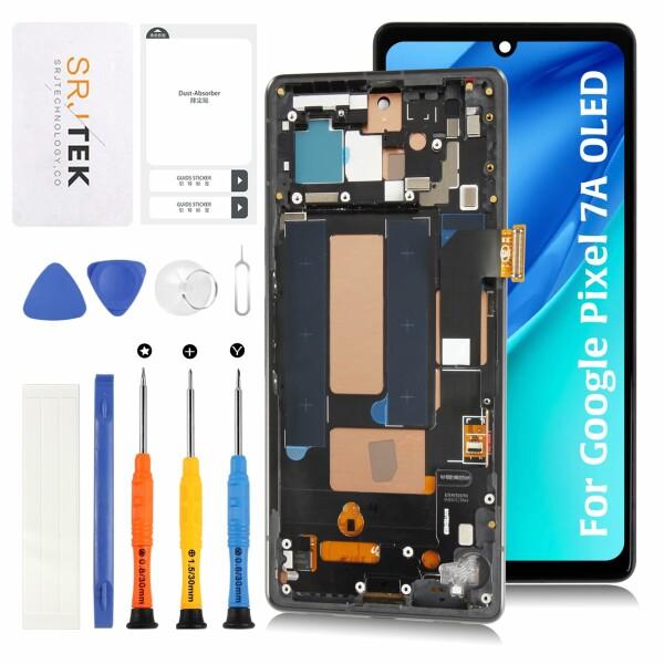 SRJTEK For Google Pixel 6 画面交換用 OLED液晶パネル 非純正 [指紋