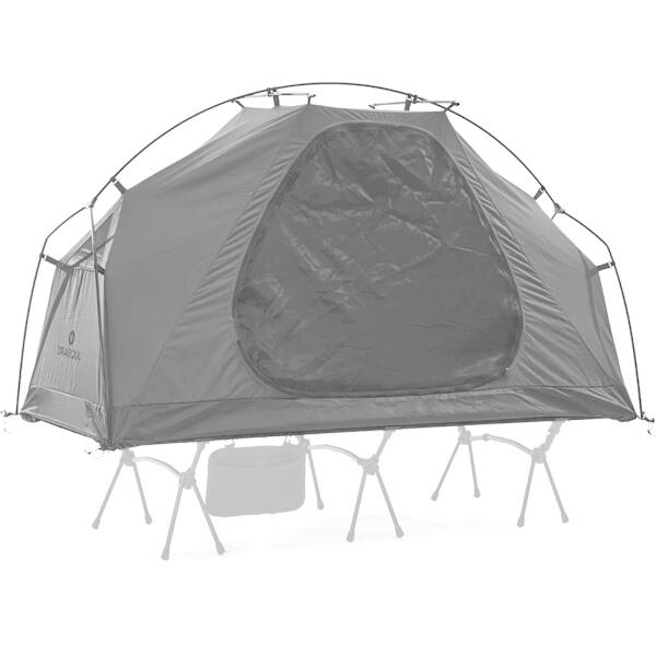 DRASOULテント コットテントコット用テント ソロテント 色:黒のメッシュテント】DRASOULテント コットテントコット用