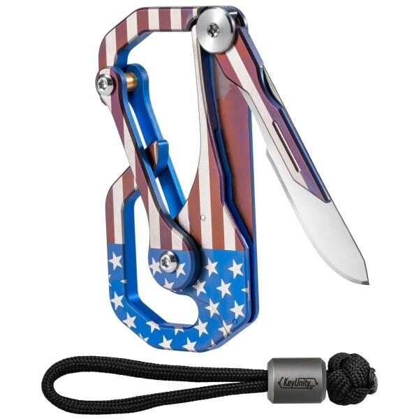 KeyUnity KU00チタンマルチツール キーホルダー 便利グッズ 多機能