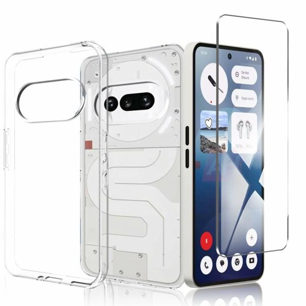 【美品】Nothing Phone (3a) 本体 ホワイト　ケースフィルム付き Amazon | Nothing Phone (3a) 8+128G White スマートフォン本体
