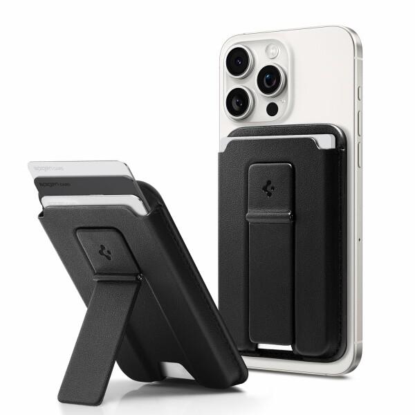 Spigen MagSafe対応 カードケース キックスタンド付き iPhone 15, 14