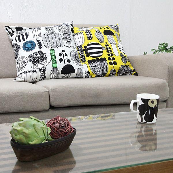 マリメッコ marimekko クッションカバー(45×45cm) PUUTARHURIN PARHAAT