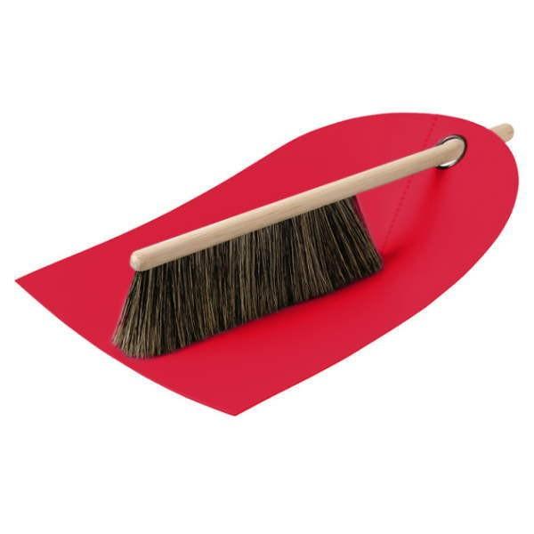 ほうきとちりとりのセット デンマークの日用品 Dustpan Broom レッド Normann0002rd ビーデザイン 通販 Yahoo ショッピング