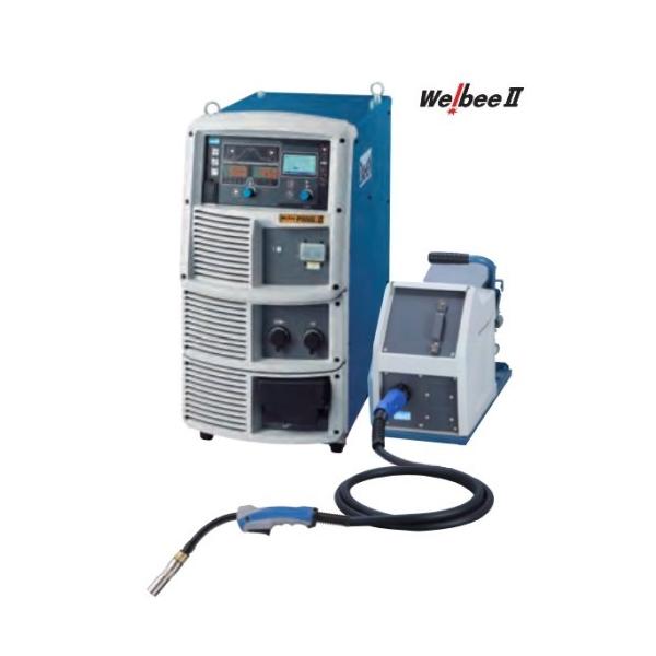 [CO2/MAG溶接機] WB-P500LII+10m ダイヘン ウェルビーインバータP500LII(軟鋼・空冷)※10m延長セット(アナログリモコン付) WelbeeII(直流低スパッタ)[送料無料]