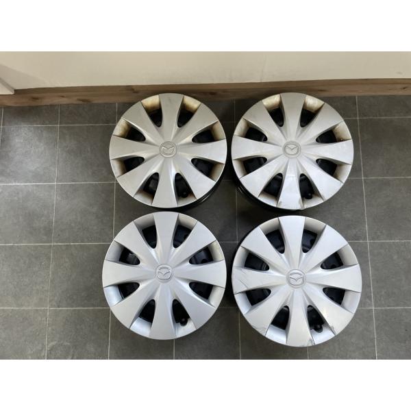 8【純正品】マツダ　フレアワゴン純正スチール★14×4.5J　100-4+45　ハブ径54mm★スタッドレス用に♪4本セット
