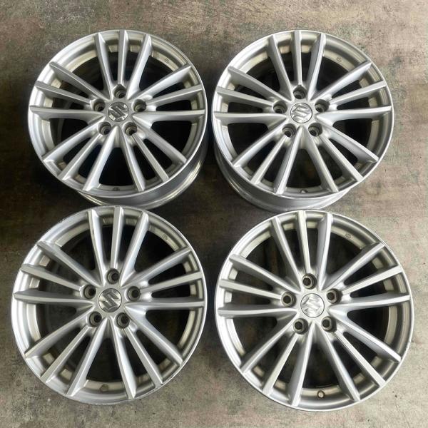 19【中古純正ホイール】スズキ　スイフトスポーツ純正アルミホイール　17×6.5J 114.3-5+50　４枚セット　