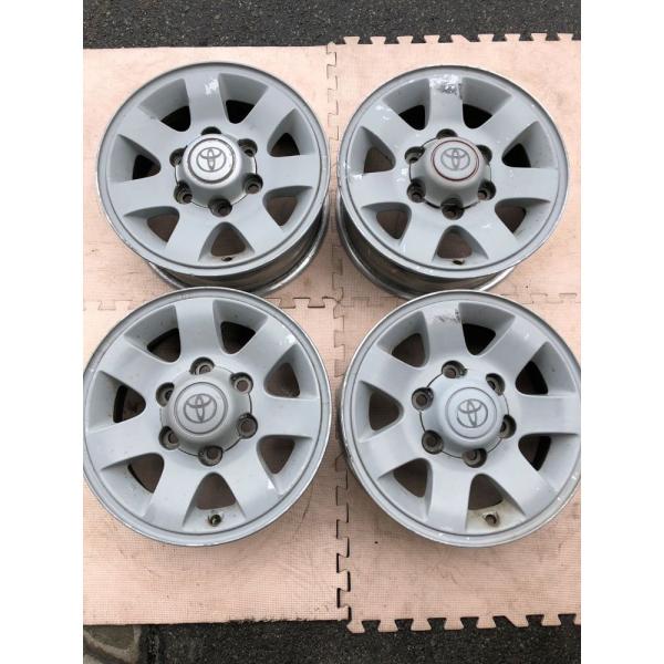 026【中古品】☆100系 ハイエース 純正アルミ☆1560 139.7-6+30 ハブ径 