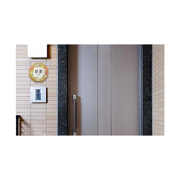 Bees 玄関用 門扉 玄関 おしゃれな風水表札 木製 フラワーリング Diy 工具 おしゃれデザイン表札 Craft 取り付け簡単 吊り下げにもできます L 八角形