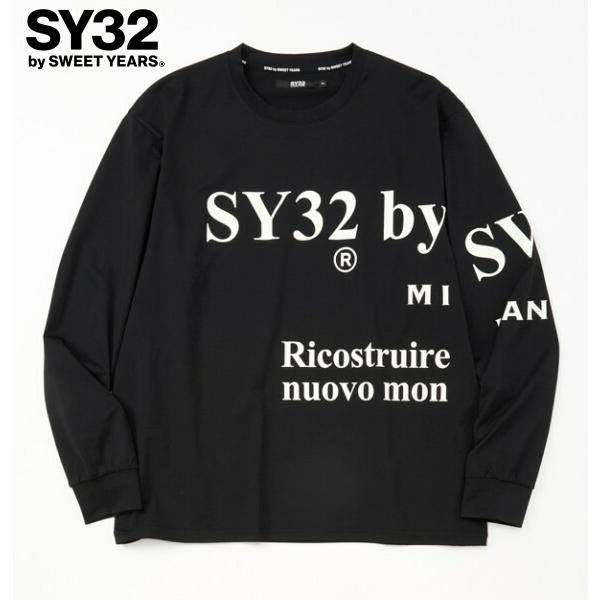 SY32 by SWEET YEARS エスワイサーティトゥ Tシャツ 長袖 クルー