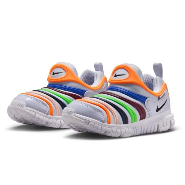 NIKE ナイキ ダイナモフリー TD 343738 キッズシューズ 032 GHOST / BLACK / TOTAL ORANGE / RACER BLUE