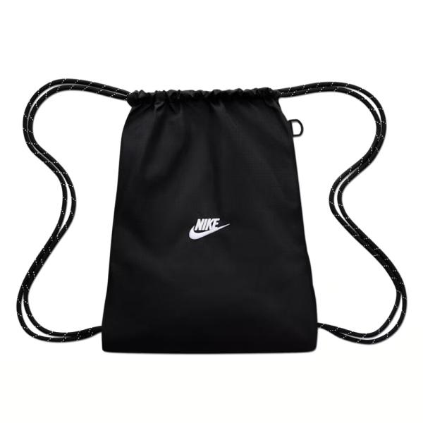 即納 NIKE ナイキ スポーツバッグ IB4356 010 Nike ヘリテージ 2.0 出し入れ簡単ドローコード バッグ (12L)ナップサック