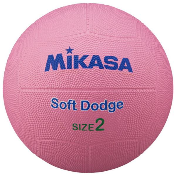 ミカサ MIKASA ソフトドッジ2号 ゴム ピンク STD-2SR-P ハントドッチ ボール STD2SRP