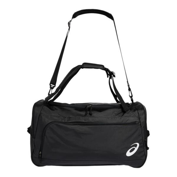 【商品詳細】●・アシックススパイラルロゴを採用・60Lのダッフルバック・3WAY使用可能で汎用性のあるアイテム【カラー】パフォーマンスブラック【素材】表地 ポリエステル100% 、 裏地 ポリエステル100%【サイズ】サイズ：OS【備考】ア...