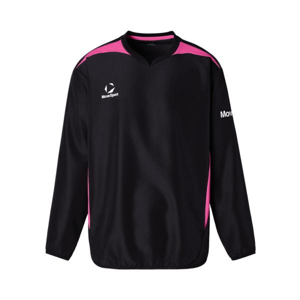 DESCENTE（デサント） 長袖ウインドピステ ST6SWBT1M ブラックxピンク