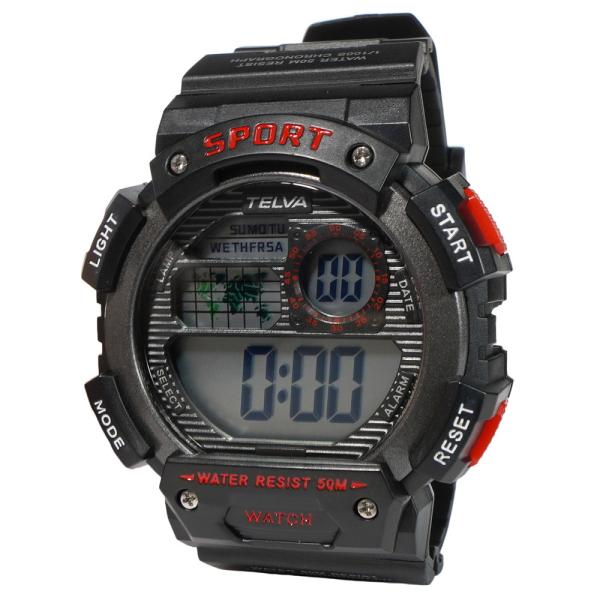 ストップウォッチ/ELライトアラーム/チャイム/スヌーズカレンダー/5気圧防水<br>JANコード:4983666179418