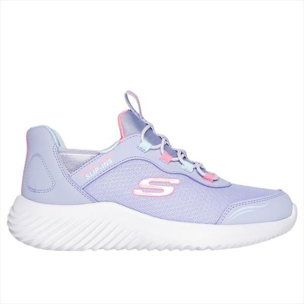 (代引不可)SKECHERS(スケッチャーズ) 303585L-LAV BOUNDER-SIMPLE CUTE ジュニア シューズ