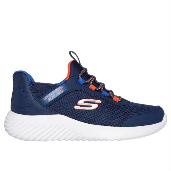 (代引不可)SKECHERS(スケッチャーズ) 403822L-NVBL BOUNDER-BRISK-BURST ジュニア シューズ