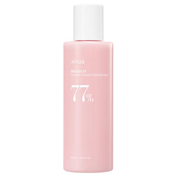 ※入荷時期によりパッケージが画像と異なる場合がございます。予めご了承ください。《名称》桃77％ナイアシンコンディショニングミルク《原産国》韓国《内容量》150ml