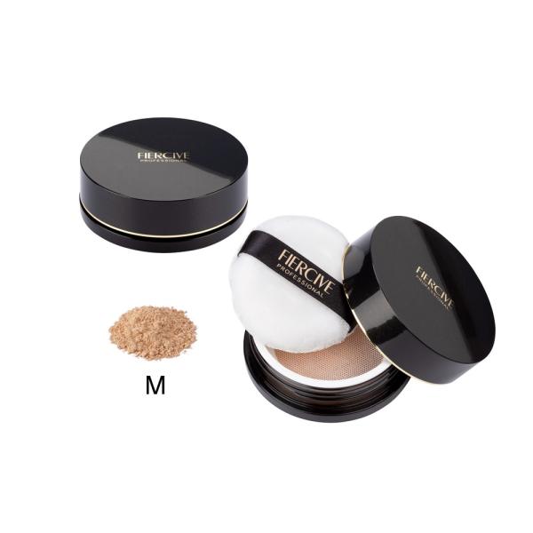 クオレ　フィアシブ　ルースパウダー　Ｍ　マッドタイプ　パフ付き　SPF50　PA++++　クオレ化粧品　FIERCIVE