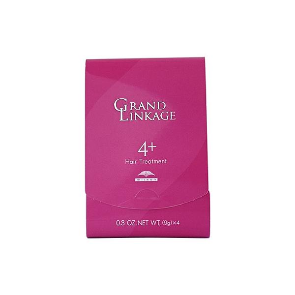 【あすつく送料無料】ミルボン グランドリンケージ 4+ ヘアトリートメント 9g×4 ホームケア　特別な日マスク　集中トリートメント　システムトリートメント　