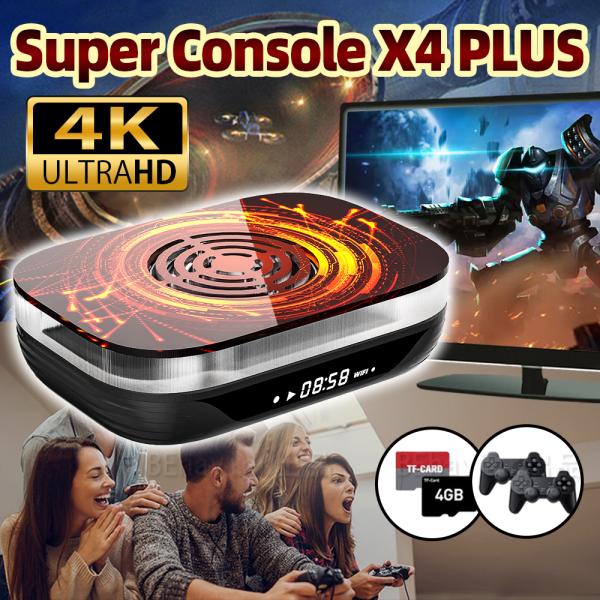 KINHANK Super Console X4PLUS レトロTVゲーム機 エミュレーター 60種...