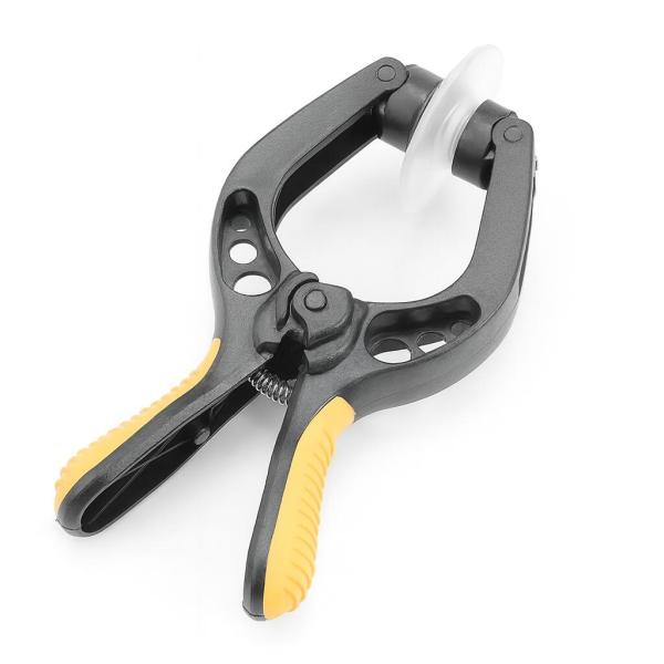 【商品概要】スマホやタブレット、ノートPCの液晶画面を開く作業に便利な、液晶画面吸盤プライヤーオープニングツールです。【特長・機能】・2つの強力吸盤が液晶画面をしっかりキャッチし、簡単・スピーディーに持ち上げることができます。・スプリング入...