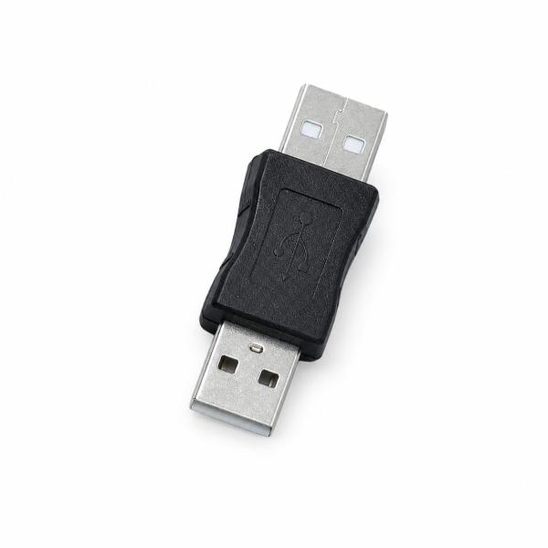 USB変換アダプタ USB-A オス - オス USB 変換 充電 互換品