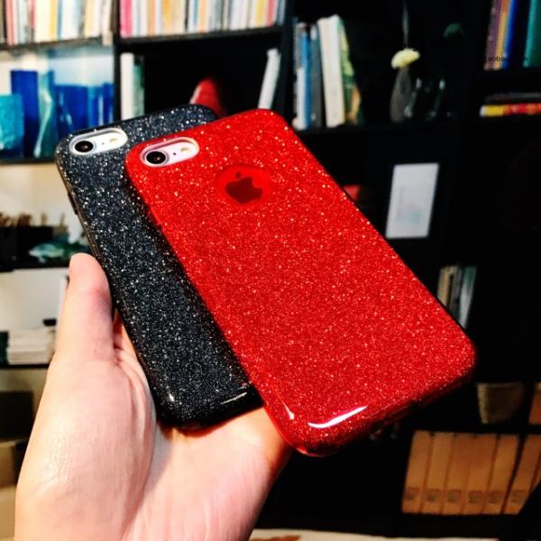 ラメ入り Iphonex Iphone7 7plus ケース 赤 レッド Red キラキラケース Iphone6 6s Iphone6plus 6ｓプラス ケース ガラスフィルムおまけで全面保護 Deko 037 ベネックスストア 通販 Yahoo ショッピング