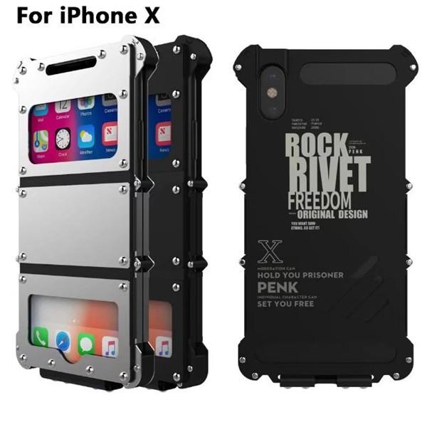 Iphone X アイフォンx アルミケースバンパー レザー 手帳型 縦開き 本革 スタンド機能付きステンレス合金 Iphonex 028 ベネックスストア 通販 Yahoo ショッピング