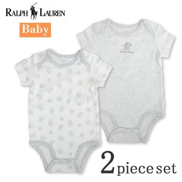 ポロラルフローレン ベビー ポロベア ボディスーツ 2枚セット ホワイト グレー Poloralphlauren 男の子 女の子 赤ちゃん ロンパース 肌着 半袖 ギフト M528 3330 042 Be In Mart 通販 Yahoo ショッピング