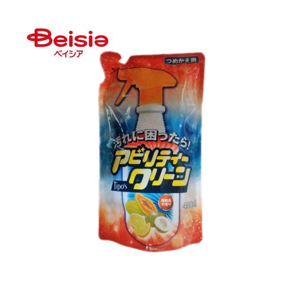 他サイト： 友和 Tipo`sアビリティークリーン詰替え用400ml | アビリティクリーン 詰替 詰め替え 詰替え用 多目的洗剤 油汚れ 水垢 キッチン 換気扇 大掃除の商品画像