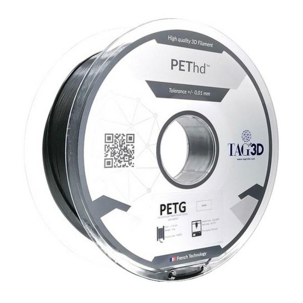 TAGin3D 3Dプリンター用フィラメント HD PETフィラメント PET HD-1.75BK ブラック ( 1個 )