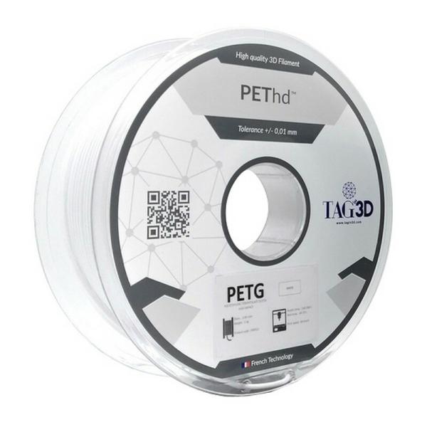TAGin3D 3Dプリンター用フィラメント HD PETフィラメント PET HD-1.75WT ホワイト ( 1個 )