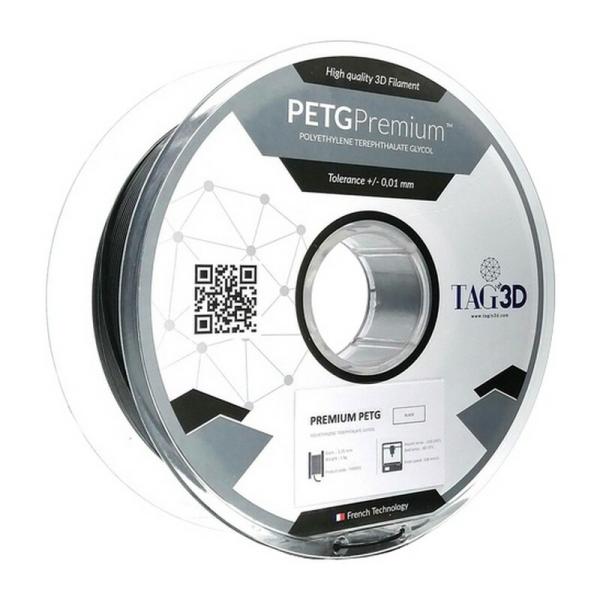 TAGin3D 3Dプリンター用フィラメント PETGプレミアムフィラメント PETGPRM-1.75BK ( 1個 )