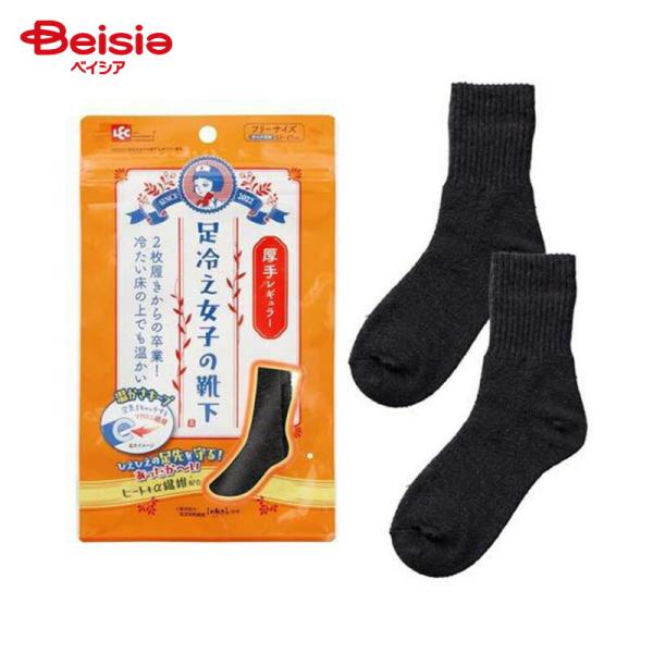 他サイト： レック 足冷え女子の靴下 レギュラー 厚手 (1足)の商品画像