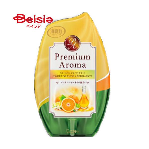 他サイト： 【ポイント10倍！4/1 16:00-4/30】エステー お部屋の消臭力Premium Aromaスイートオレンジの商品画像