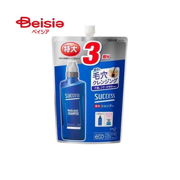 他サイト： 花王 サクセス薬用シャンプーつめかえ用大容量960mlの商品画像