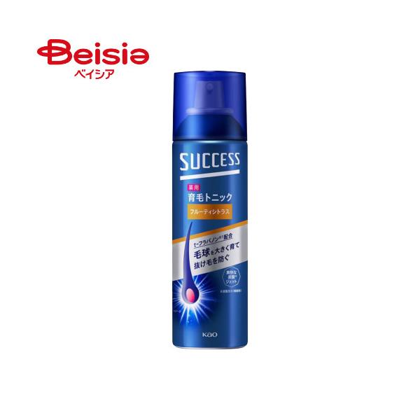 他サイト： 花王 サクセス薬用育毛トニックフルーティシトラス180gの商品画像