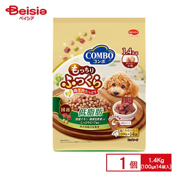 他サイト： 日本ペットフード コンボドッグもっちりふっくら低脂肪1.4kg×1個 ペットの商品画像